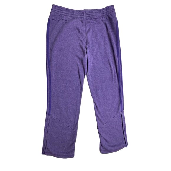 NWT Adidas Womens Climawarm Purple Athletic Pants Medium Straigth Leg - Picture 2 of 12